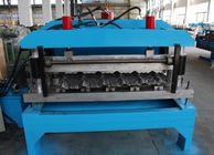 Hydraulic Tile Roll Aluminum Forming Machine 2-4m/Min 40GP Container