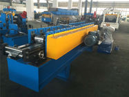 5.5KW Door Frame Roll Forming Machine Wire Electrode Cutting By Chain