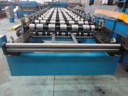 Hydraulic / Manual Decoiler Tile Roll Forming Machine by Chain 14 Stations